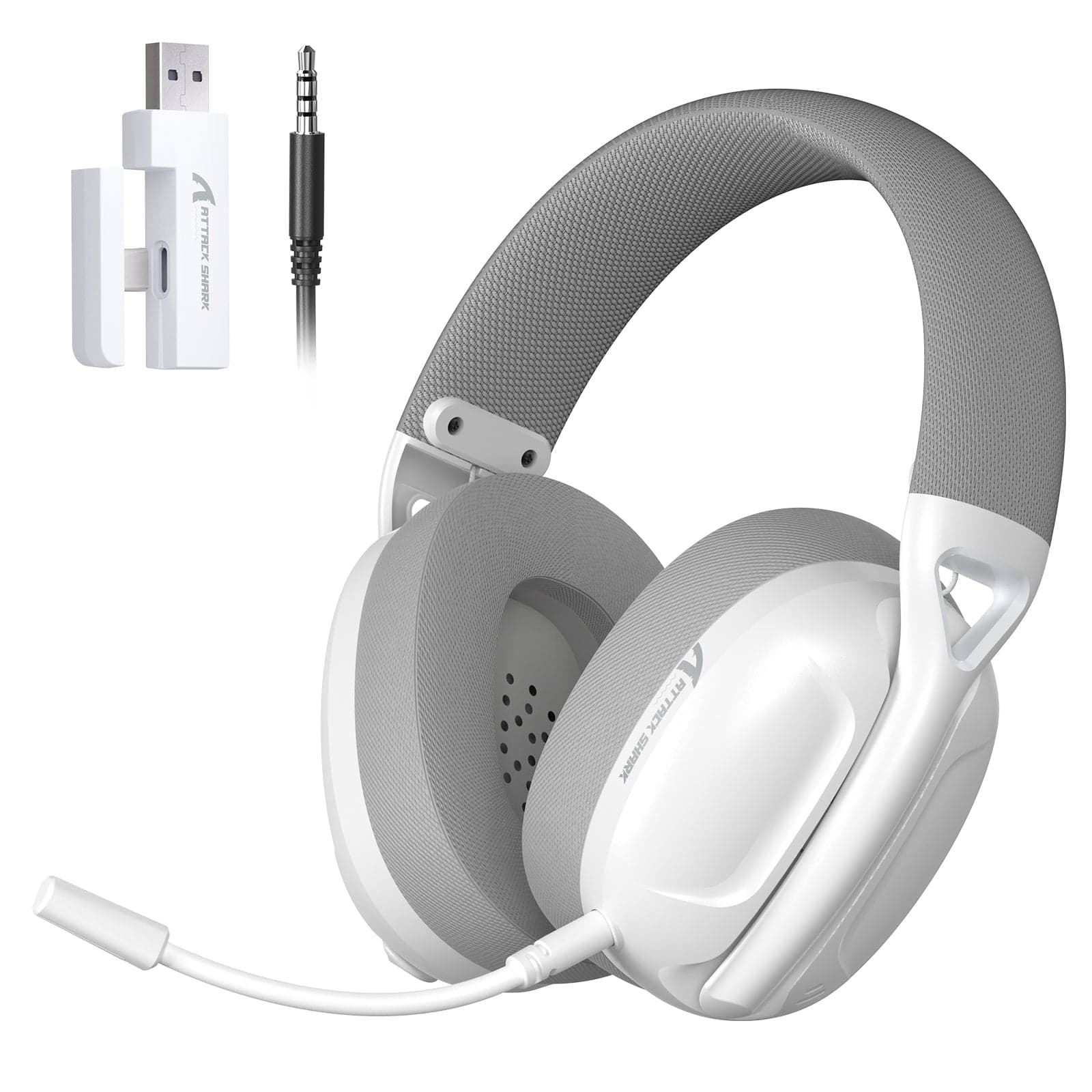 Attack Shark L80 — Casque Gaming Sans Fil Tri-Mode
