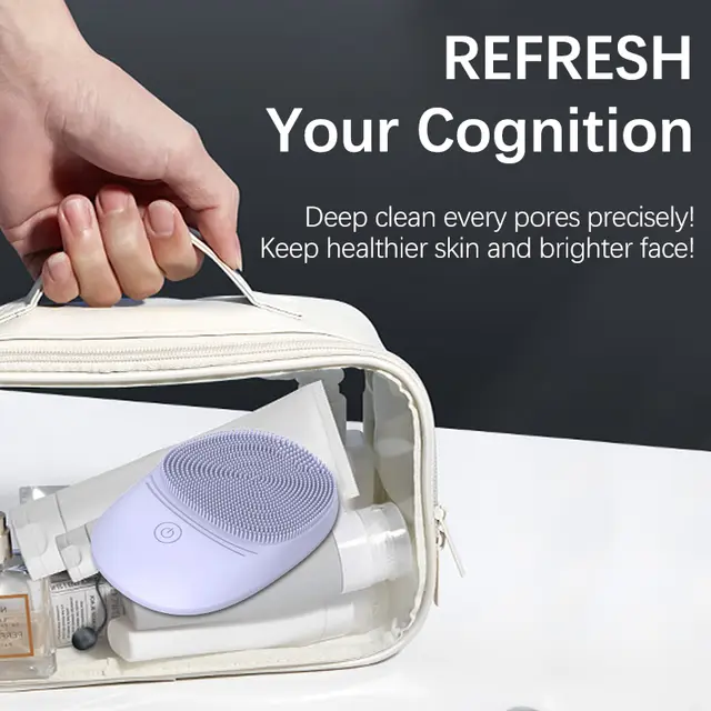 Electric Silicone Facial Cleansing Brush 4