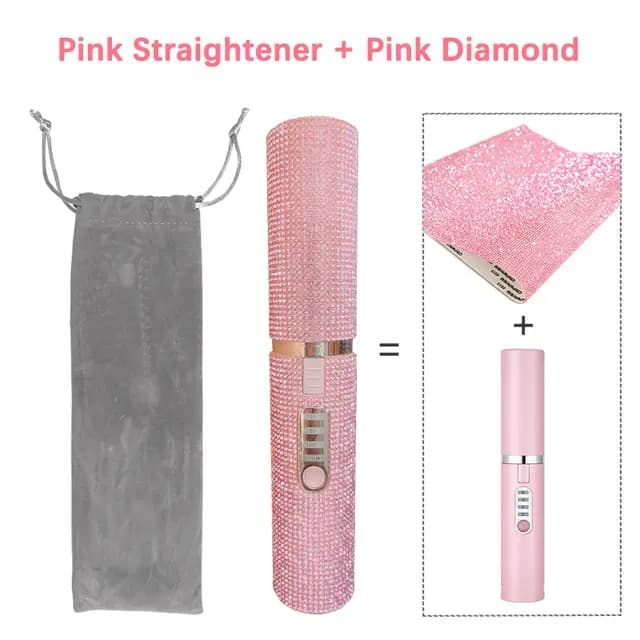 Glitter Wireless Straightener — TikTok Viral 526K Likes ✨ 4