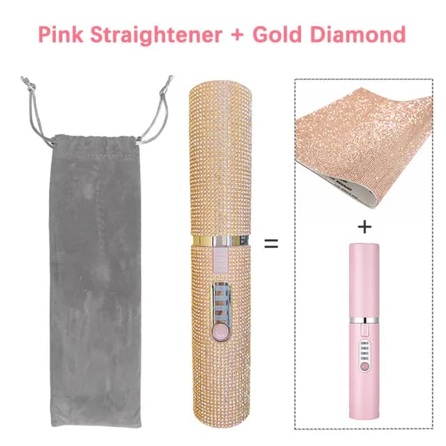 Glitter Wireless Straightener — TikTok Viral 526K Likes ✨ 7