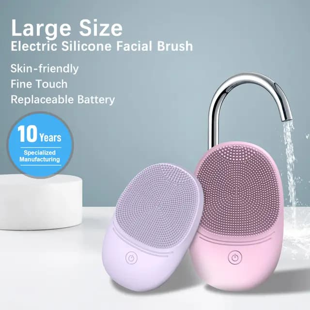 Electric Silicone Facial Cleansing Brush